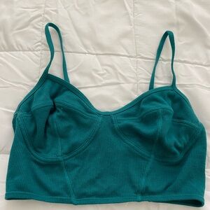 Urban Outfitters Teal Crop Top